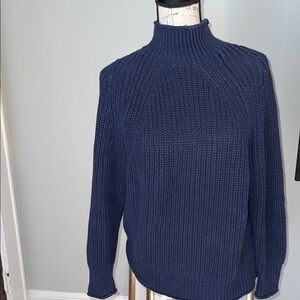 NWOT J. Crew Navy Blue Knit Pullover size Medium